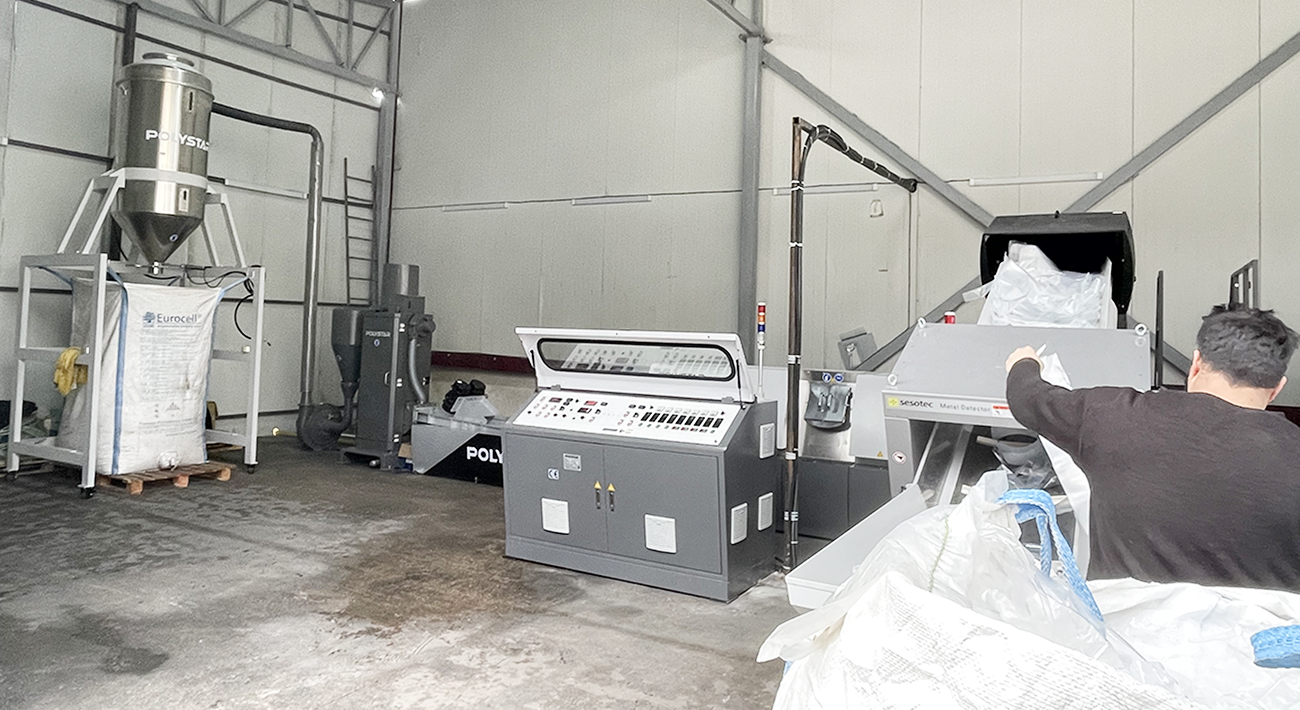 Turkish Bag Producer Achieves Efficient Waste Management in Its Factory with POLYSTAR Pelletizer